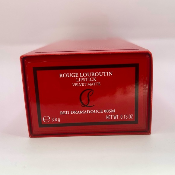 Christian Louboutin Velvet Matte Lip Colour Lipstick ~Shade 005M Red Dramadouce~ - Picture 6 of 7